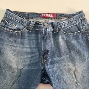MENS EXPRESS DENIM JEANS BLAKE LOOSE FIT REGULAR RISE 34/30
